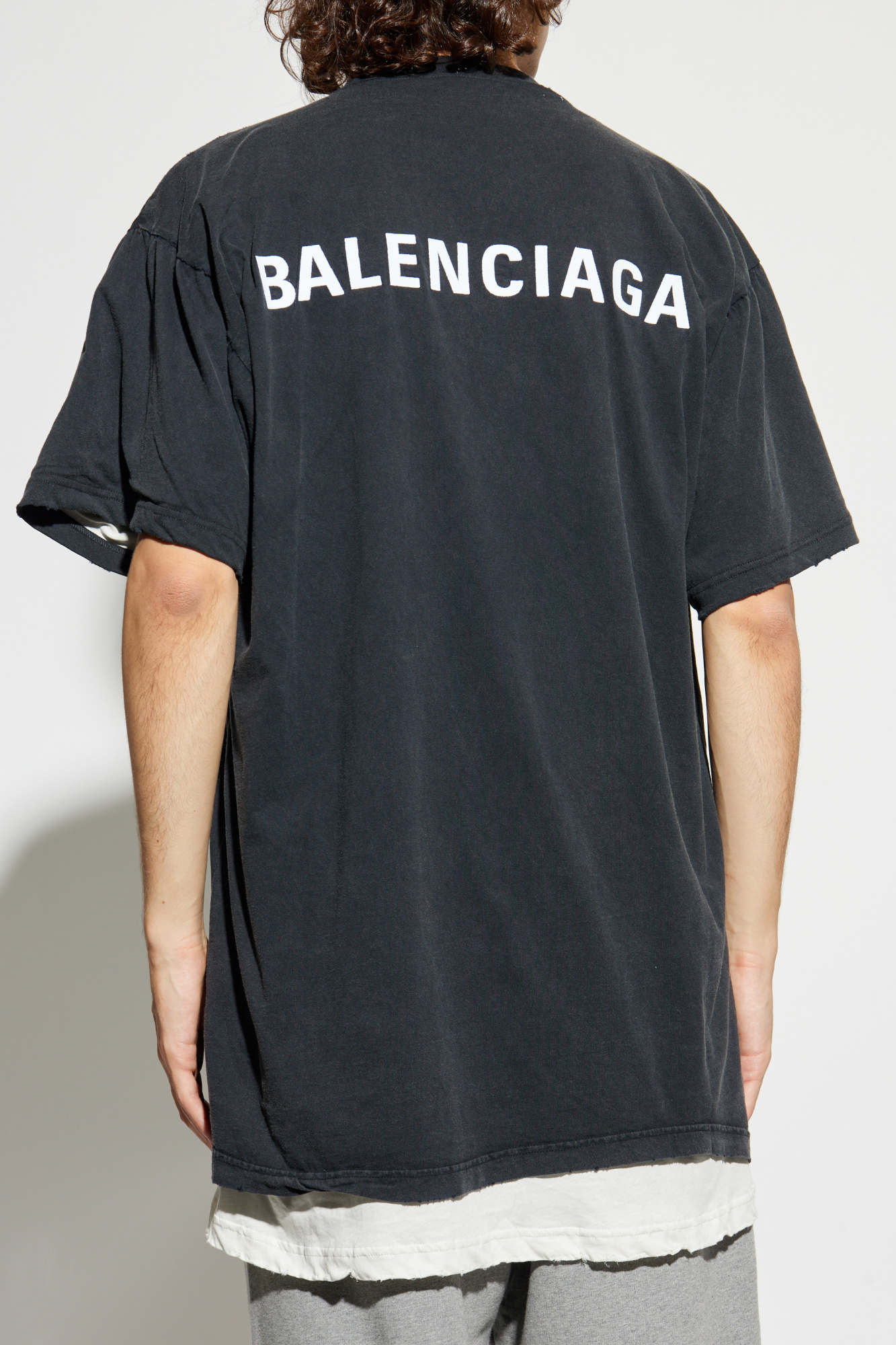 Black T-shirt with logo Balenciaga - Vitkac Northern Ireland